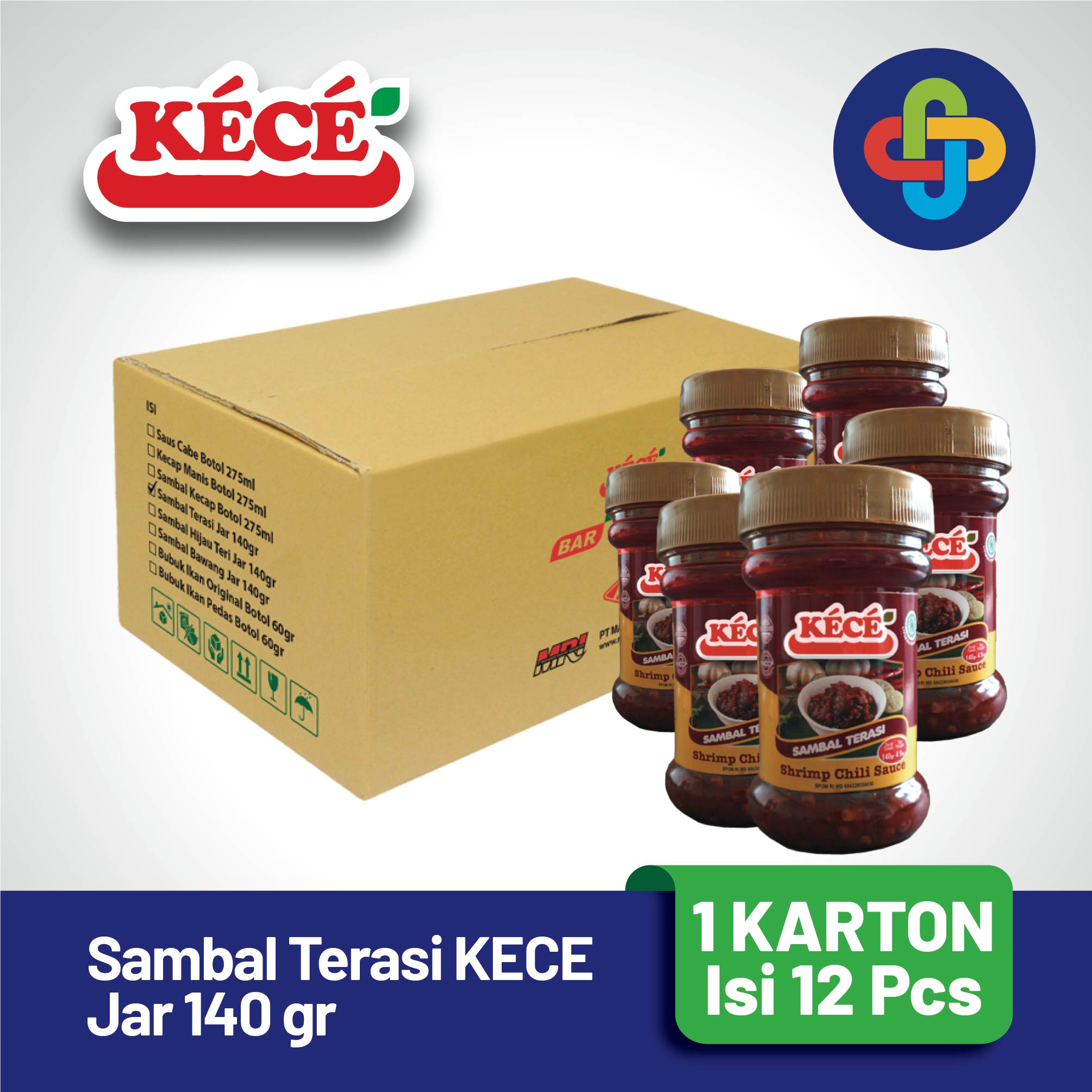 Sambal Terasi KECE Jar 140 gr